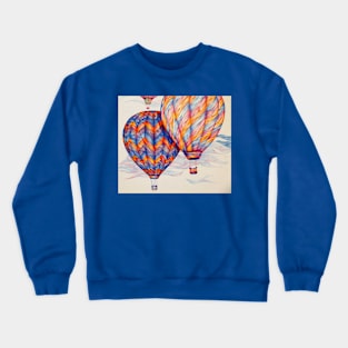 colored pencil balloons Crewneck Sweatshirt